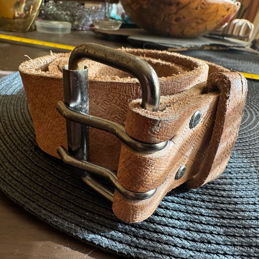 Thick Heavy Duty Husky Double Prong Tool Belt